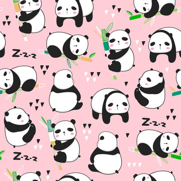 4 459 Best Kawaii Panda Images Stock Photos Vectors Adobe Stock