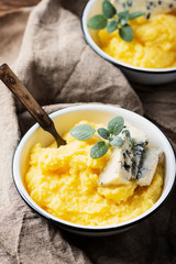 polenta with gorgonzola