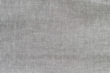 Fototapeta na wymiar Gray linen fabric. Texture close up