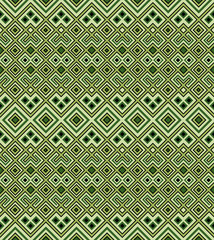 Seamless geometric ethnic pattern. Traditional African and Cuban style. Separated background. Swatch is included in EPS file.