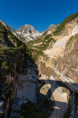 White Marble Quarries - Apuan Alps Carrara Italy