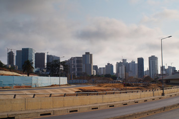 Fototapeta premium Alternate view of Luanda skyline, Angola