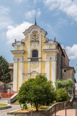 Roman Catholic church of Santi Martiri, Arona, Italy.