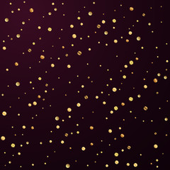 Sparse gold confetti luxury sparkling confetti. Sc