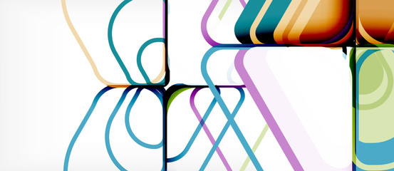 Abstract background multicolored geometric shapes modern design