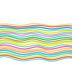 Abstract colour wavy lines background
