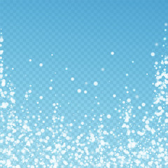 Beautiful falling snow Christmas background. Subtl