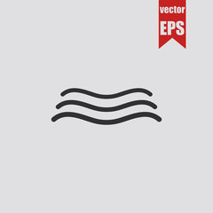 Wrinkles on the forehead icon.Vector illustration.