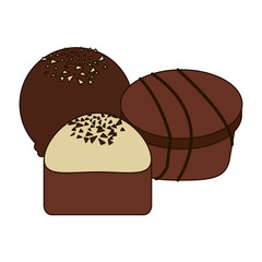 Set of chocolates