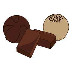 Set of chocolates