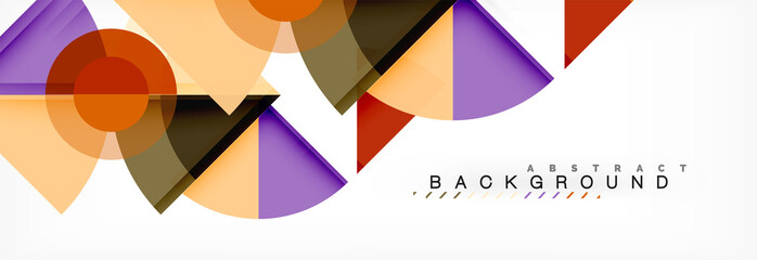 Modern geometric abstract background