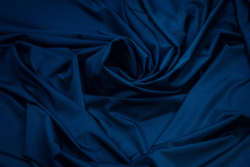 Fabric Lycra blue flexible - obrazy, fototapety, plakaty
