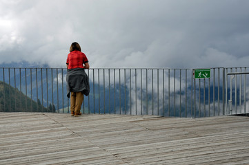 wolkenlandschaft über dem kleinwalsertal