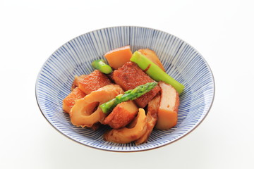 厚揚げと竹輪の煮物