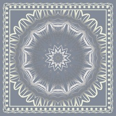 Fashion design Print with floral pattern. Vector illustration.