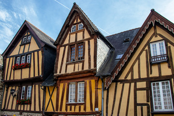 Fougères. Maisons à colombages. Ille et Vilaine. Bretagne	