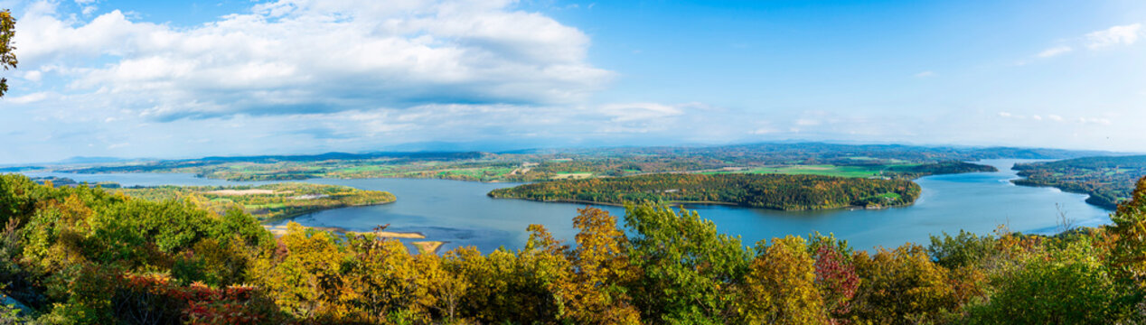 Lake Champlain lookout from Fort Ticonderoga, NY