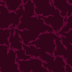 Urban UFO camouflage of various shades of red and dark pink colors