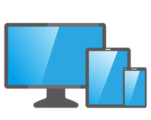 コンピューター　パソコン　モバイル　タブレット　スマホ