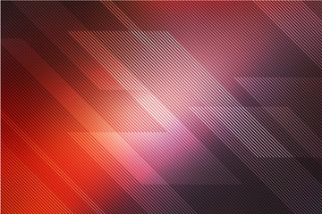 Red abstract background for card or banner with lines. illustration technology.