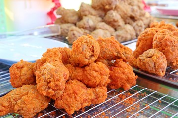 Fried chicken at street food