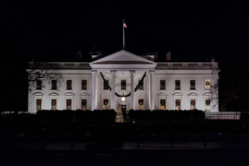 White house at night - 236457742
