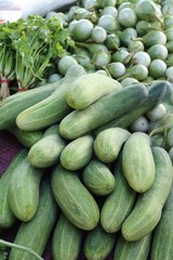 cucumber at street food