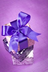 Stack of gift wrapped presents