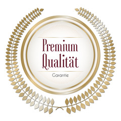Auszeuchnung als Gewinner im Bereich Premium Qualität