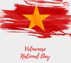 Vietnamese National Day holiday background