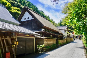 Old streetscape in Kyoto