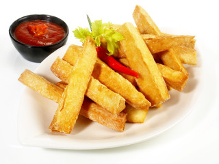 Maniok Sticks - fritiert