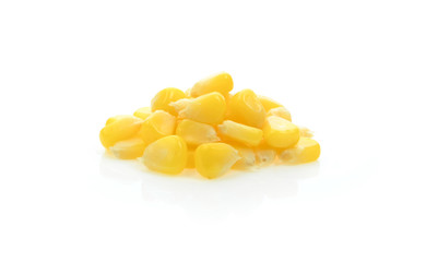 corn on white background