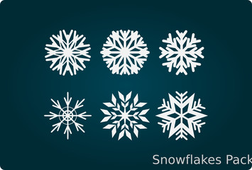 Snowflakes Pack #2