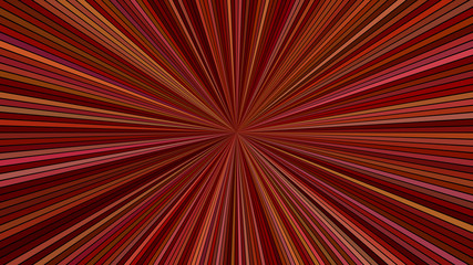 Fototapeta premium Brown psychedelic geometrcial speed concept background - vector star burst design