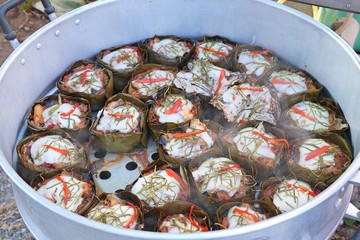 steamed fish with curry paste