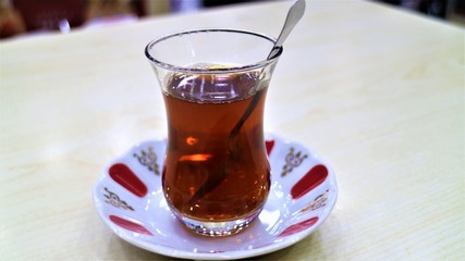 Turkish tea glass