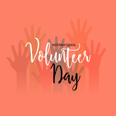 International Volunteer Day.