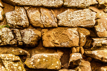 Vetulonia , Italy - stone wall