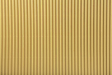 Texture of corrugated light golden paper, macro.