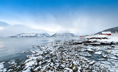 Coast of the Norwegian Sea.Tromso