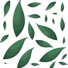 beautiful leafs pattern background