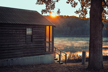 Sunrise At The Lake