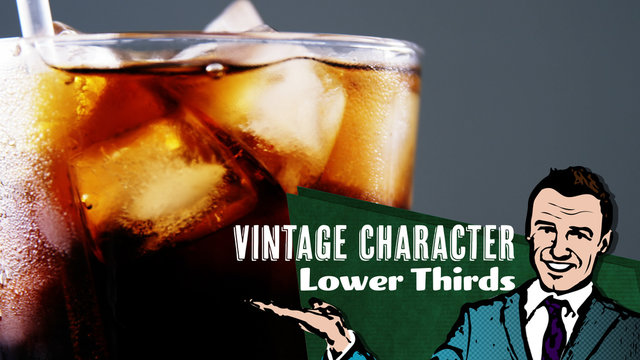 Vintage Character Lower Thirds