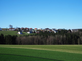 Countryside of Linz, Austria clean and peaceful
