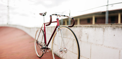 track bike panorama in velodrome