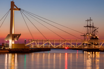 Pedestrian Bridge in Ustka © Henryk Sadura