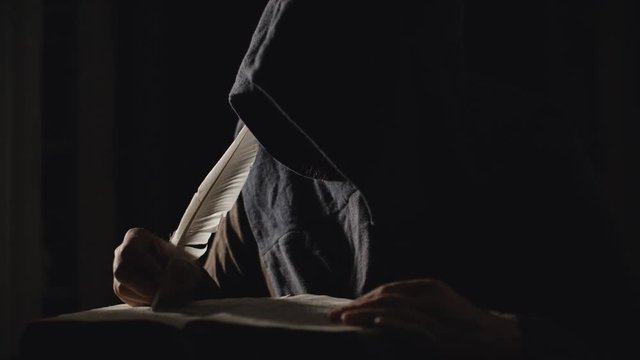 Dark Wizard is making notes