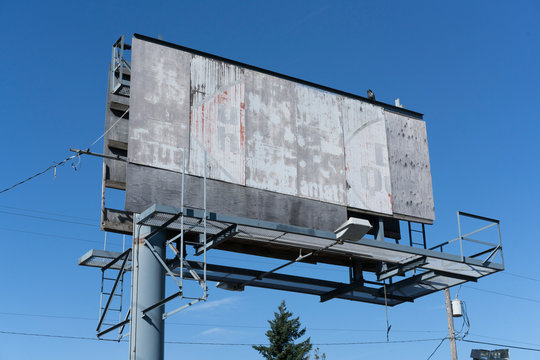 Old Blank Billboard