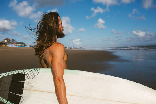 Surfer at the Beach